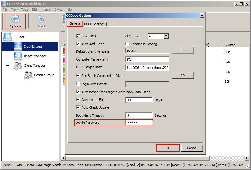 Set Admin Password