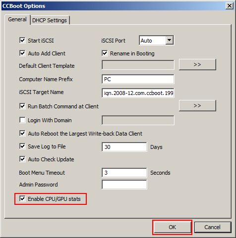 SSD means better performance CCBoot Option