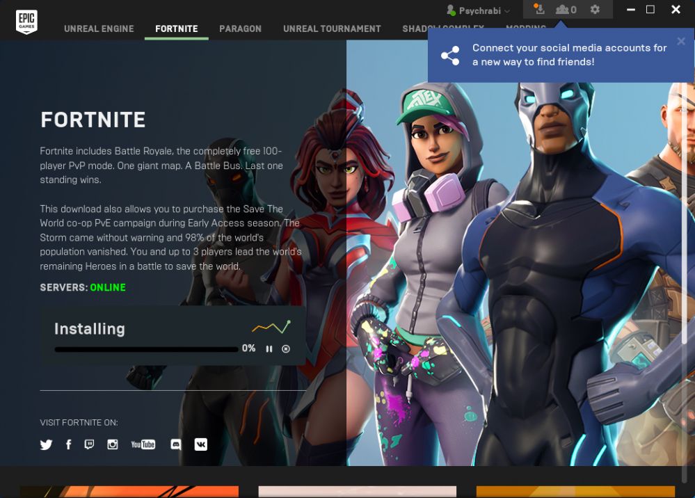 How to install “Fornite” game by Epic Games on ccboot ... - 999 x 716 jpeg 103kB