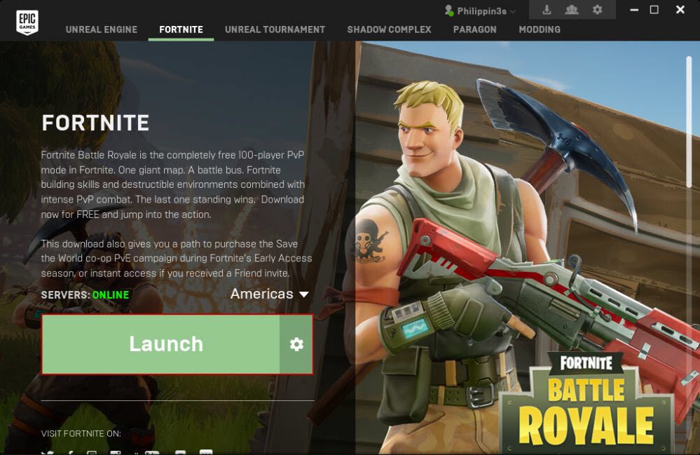 how to install  u201cfornite u201d game by epic games on ccboot client