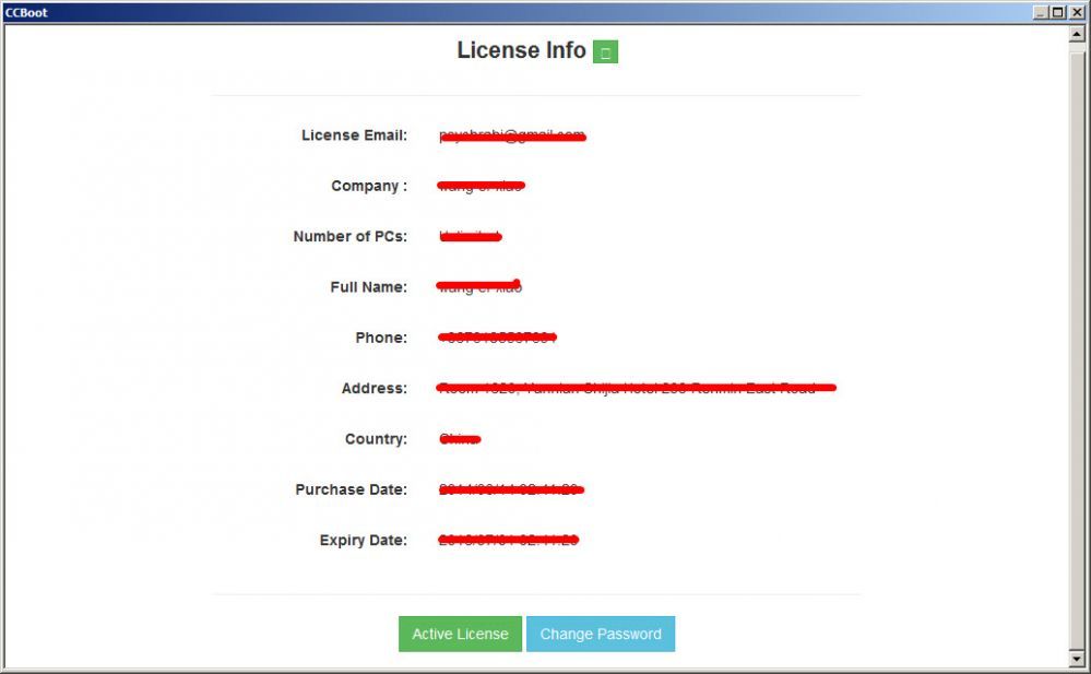 License Information