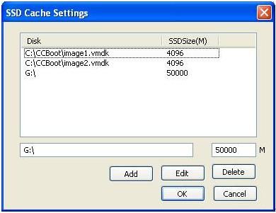ssd cache settings
