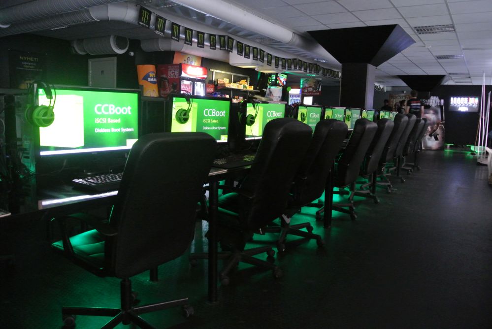 CCBoot Successful Case in a Sweden Cyber Cafe