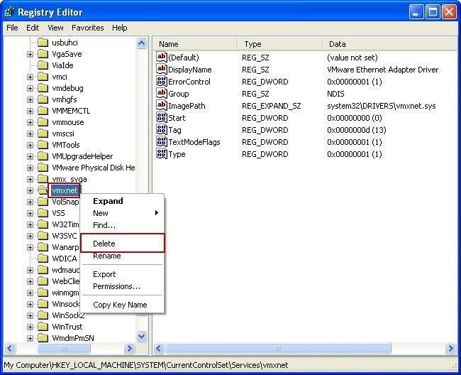 Registry Editor