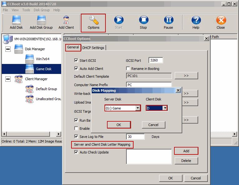 Disk Mapping