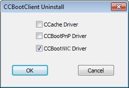 CCBootClient Uninstall