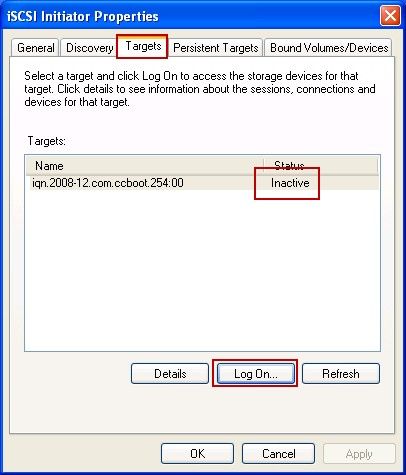 CCBoot used as a virtual disk