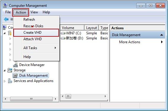 CCBoot used as a virtual disk