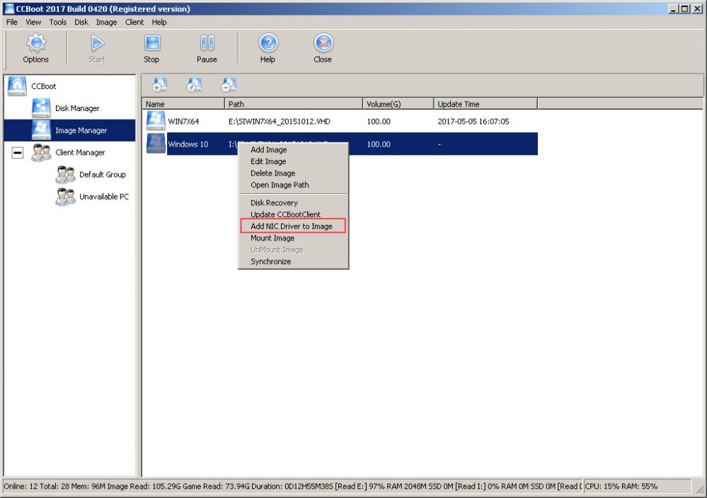 Add NIC Driver to Image