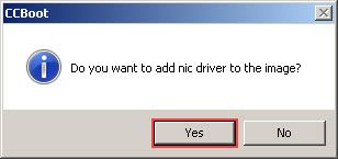 Do you want to add nic driver to image