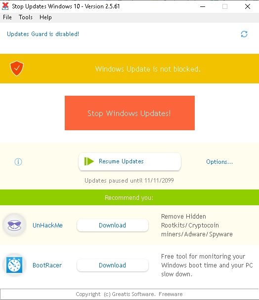 StopWindows10Updates