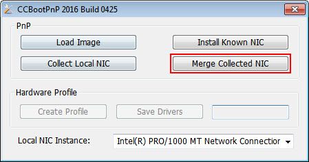 add new machine merge nic