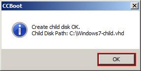 Create Child Disk 3