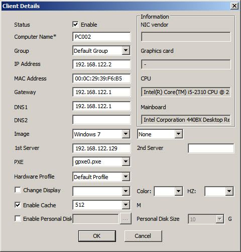 Edit Single Client