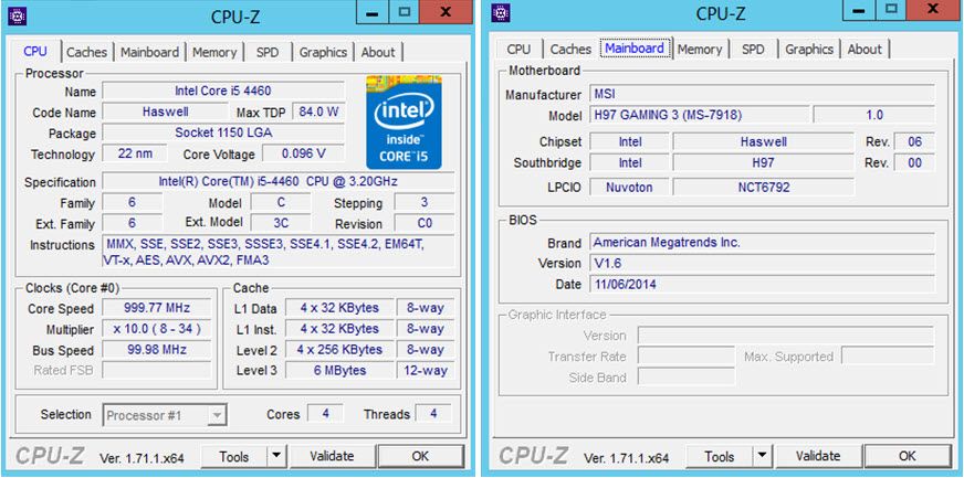 Server Specifications