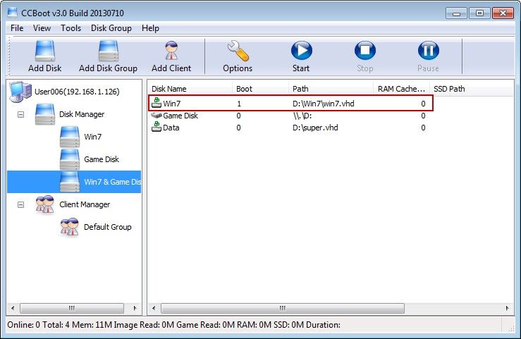 Adjust Disk Order
