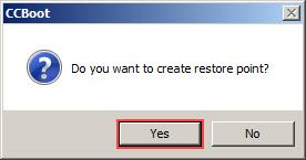 create restore point