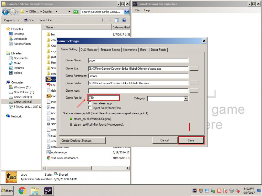 sse settings for csgo