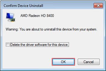do not delete driver software