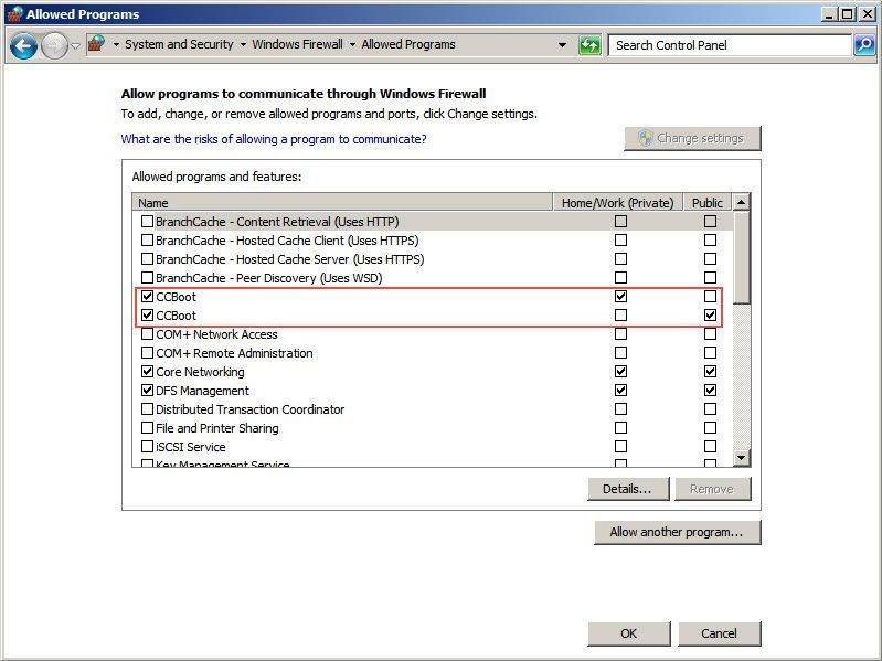 Open Firewall Settings