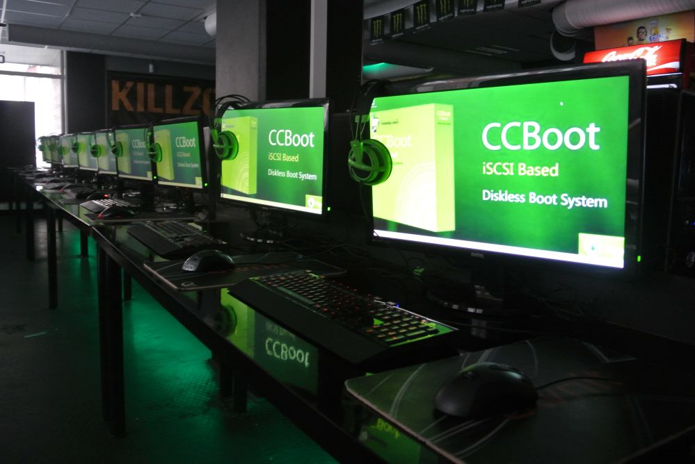 CCBoot Successful Case in a Sweden Cyber Cafe