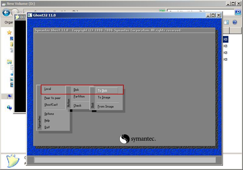 Ghost Disk to Disk