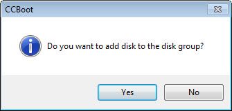Add Disk Group
