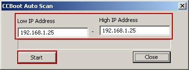 CCBoot Auto Scan