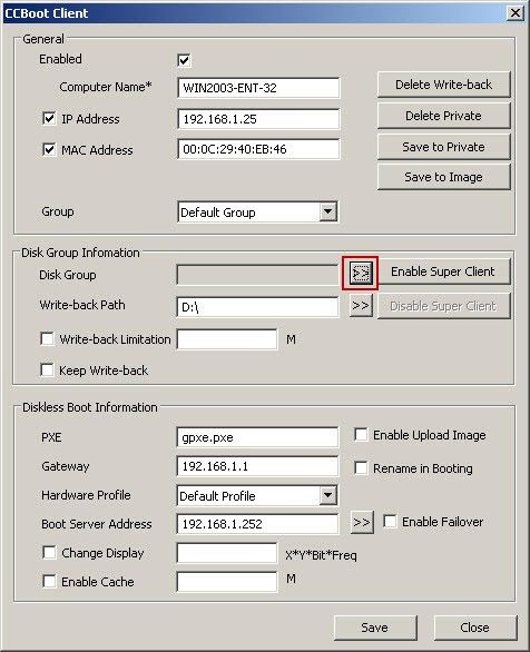CCBoot Client