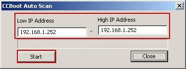 CCBoot Auto Scan