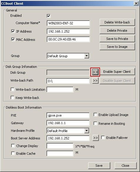 CCBoot Client