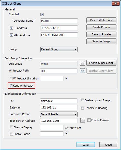 Multiple Hardware Profiles
