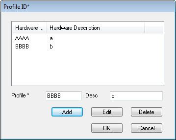 Multiple Hardware Profiles