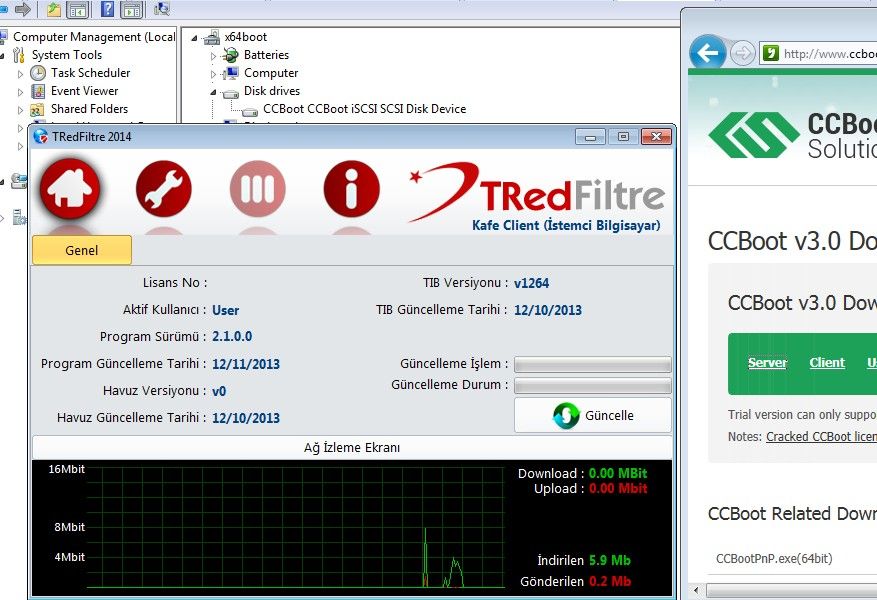 WinpkFilter with CCBoot