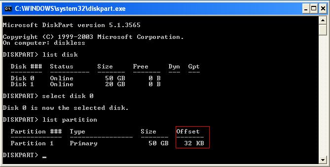 XP 4K Alignment