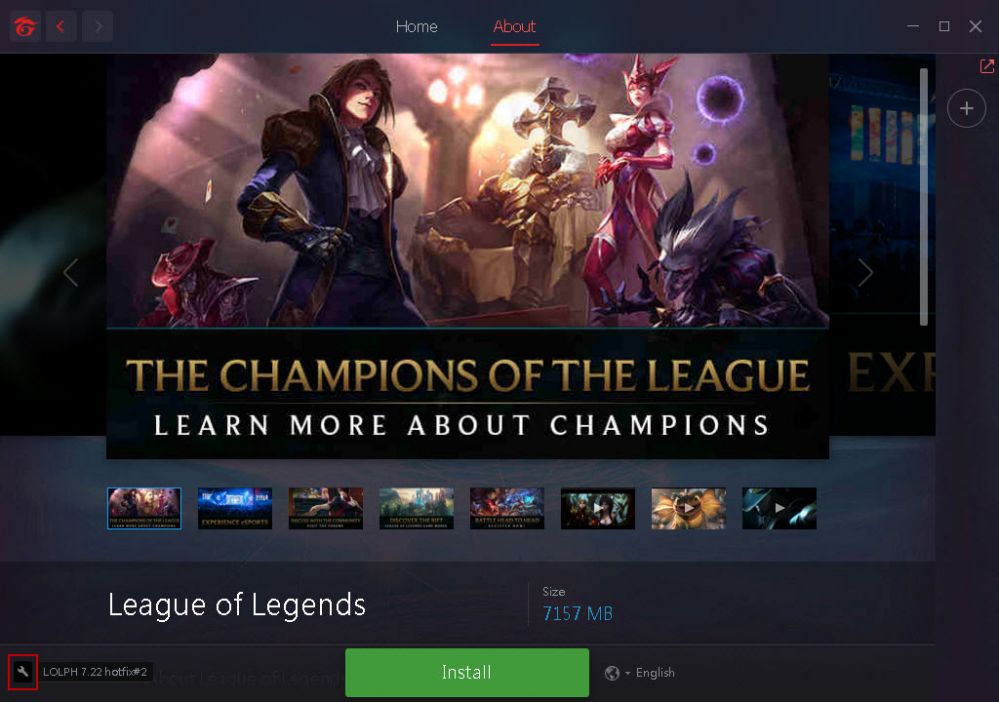 Fix garena client showing install in client PC