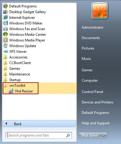 Expand the Boot Image Disk Size