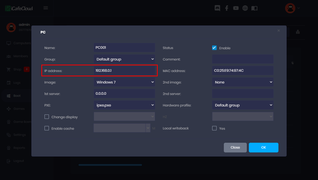 Client not booting on LAN