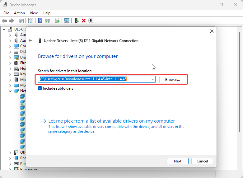 Intel NIC BSOD