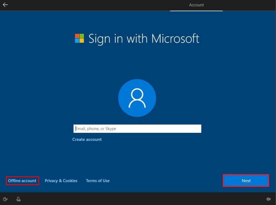 Install clean image