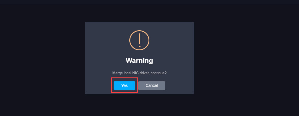 Add NIC drivers to image by local