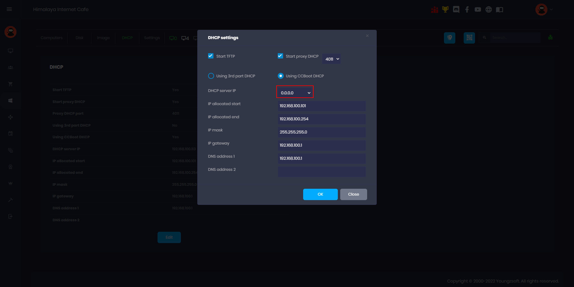 Single server multi NICs load balance