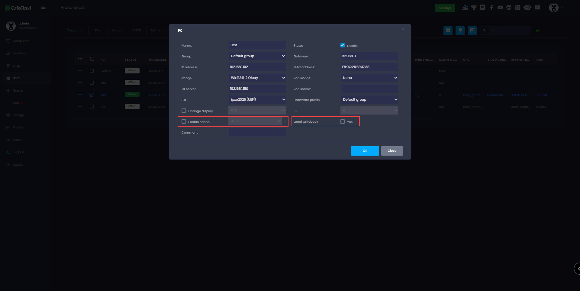 Cache issue