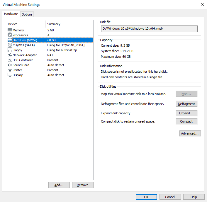 Using VMware to Create Boot Image