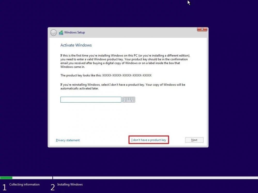 Install clean image
